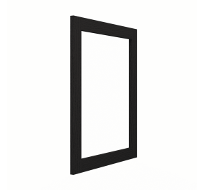 End Panel – 24"W x 30"H x 3/4"D (Assembled) - Maya Black Rift White Oak - MBRO-MBEP