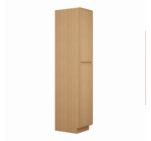 Pantry Cabinet – 18"W x 96"H x 24"D (Assembled) - Maya Natural Rift White Oak - MNRO-PC1896