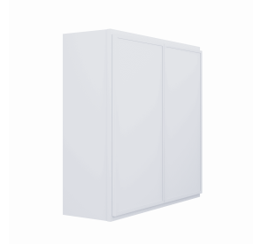 Double Door Wall Cabinet – 36"W x 36"H x 12"D (Assembled) - Maya Snow White - MSW-W3636