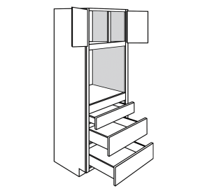 Tall Oven Cabinet - Value Select - LM-JS-OC3384