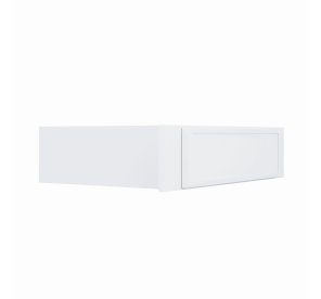 Vanity Cabinet – 30"W x 7"H x 21"D (Assembled) - Maya Snow White - MSW-VKD3021