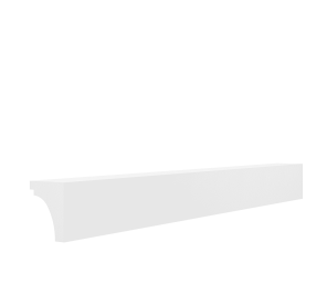 Decorative Trim – 5"W x 4"H x 1 1/8"D (Assembled) - Anna Snow White - ASW-SC10